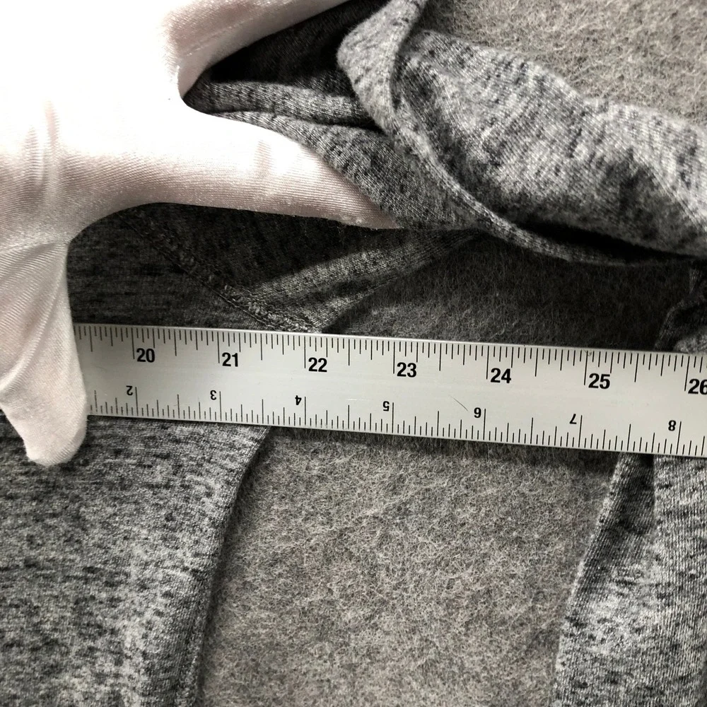 J Crew Henley Long Sleeve‎ T-Shirt Mens M Gray Heather Knit Goods Cotton